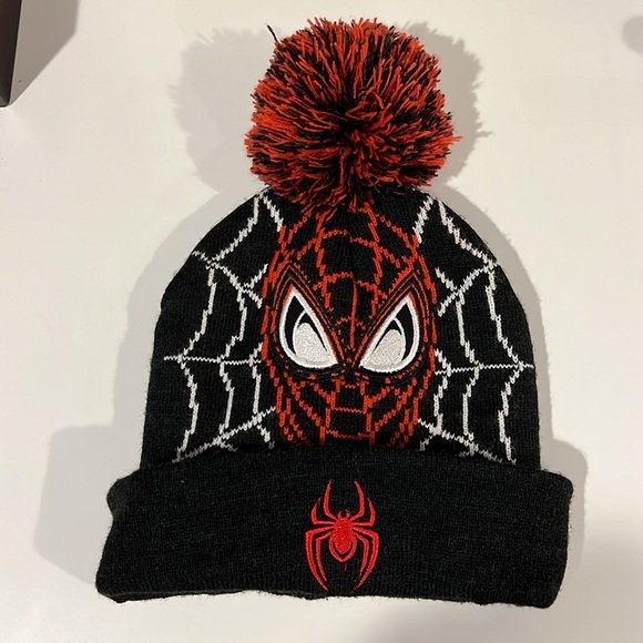 Boys 8-20 Marvel Spider-Man Pompom Hat - Picture 2 of 5